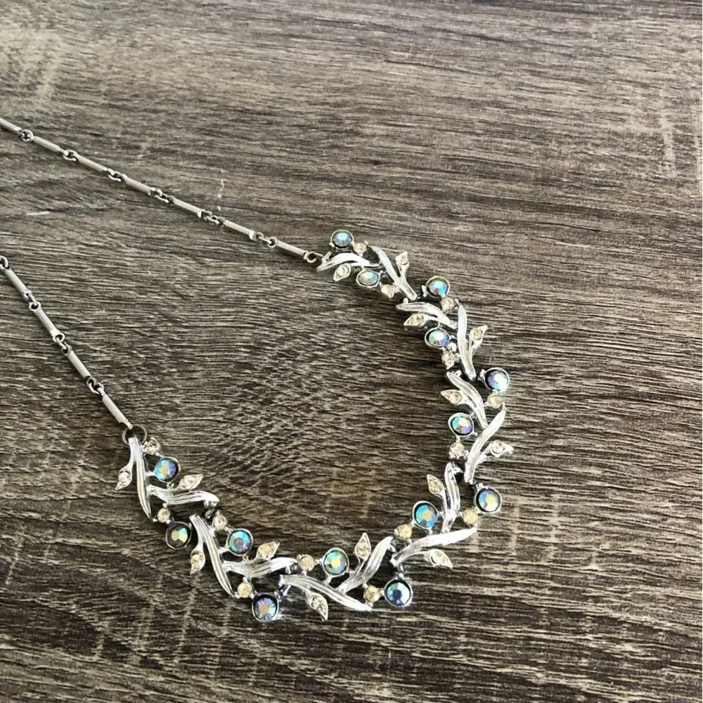 Vtg Rhinestone  Necklace - Picture 5 of 9